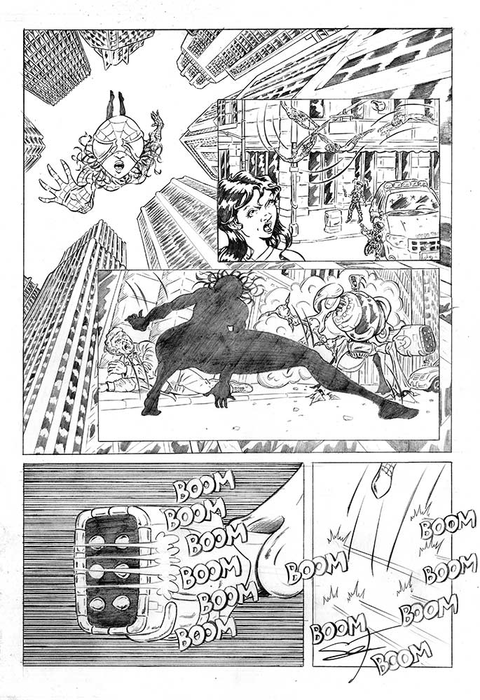 planche bande-dessinée comics