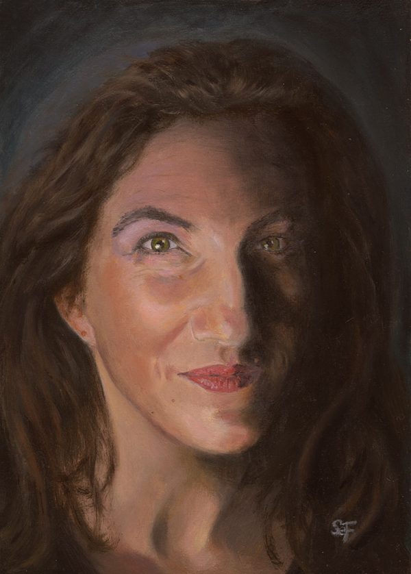 portrait peinture à l'huile